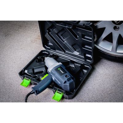 12. Elektrischer Schlagschrauber 800 Nm 1/2" für Räder, Koffer W33250 WUBER