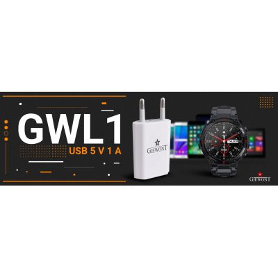 2. GIEWONT POWER ON USB 5V 1A GWL1 Universal-Smartwatch-Ladegerät