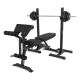 2. ZIPRO SUPERSET Verstellbare Trainingsbank, verstellbare Rückenlehne, verstellbarer Sitz, Fitnessstudio, Heimstudio, Schwarz