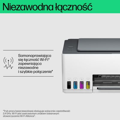 124. HP Smart Tank 580 Kabelloser All-in-One-Farbdrucker, Kopierer, Scanner