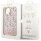 8. Guess GUHMP14MHGCFSEP iPhone 14 Plus 6,7" rosa/rosa Hartschale GCube Stripes MagSafe