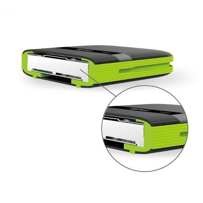5. Externe Festplatte Silicon Power Armor A60 (1 TB; 2,5"; USB 3.2; 5400 U/min; Grün-Schwarz; SP010TBPHDA60S3K)
