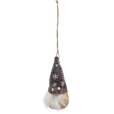 3. Anhänger „Grey Lephobe Bauble“, 11 cm