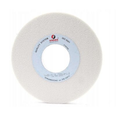 ANDRE Flachschleifscheibe 250 mm x 25 mm x 76 mm 99AY46K7VE01-35 Weiß „Typ 1“