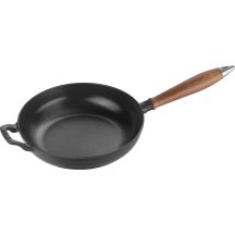 Gusseisenpfanne mit Holzgriff Staub – 24 cm
