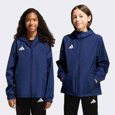 2. adidas Entrada 26 Allwetter-Kinderjacke, marineblau, JZ9103, Größe 116 cm
