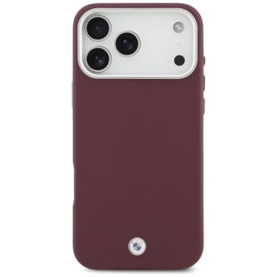 3. BMW -Logo-Metallhülle mit MagSafe-Funktion für iPhone 17 Pro Max – Rot