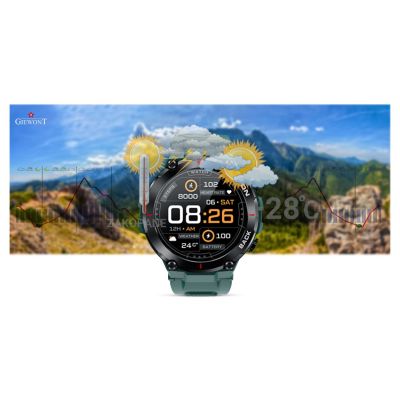 14. GIEWONT Pionier GPS GW460-2 Smartwatch – Seegrün