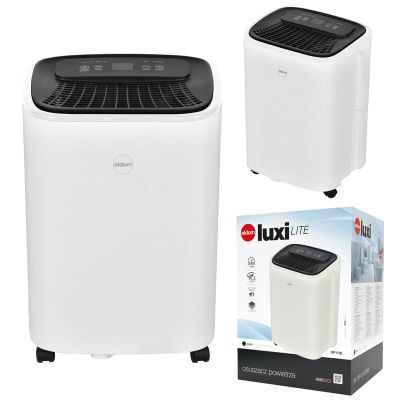2. ELDOM Luftentfeuchter OP1130, Fassungsvermögen 2,3 l, Luftdurchsatz 100 m³/h, Effizienz 10 l/24 h (30 °C, 80 % relative Luftfeuchtigkeit)