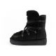 2. D.Franklin Damen Winter Schneestiefel, modisches Fellfutter, schwarz hoch