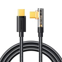 Joyroom Gaming-Kabel S-CC100A6 USB-C (gewinkelt) / USB-C (gerade) 100 W 1,2 m – schwarz