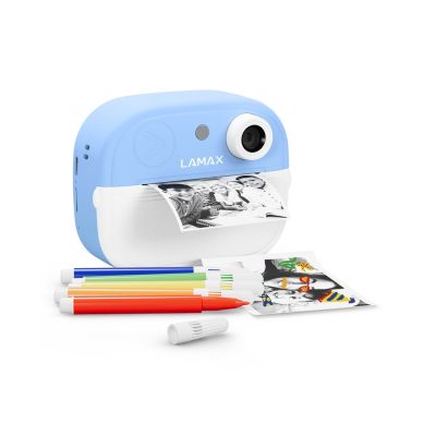 LAMAX InstaKid2 Play Kinderkamera, blau