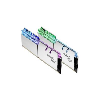 G.SKILL TRIDENTZ ROYAL RGB DDR4 2x16GB 3600MHz CL18 XMP2 SILBER F4-3600C18D-32GTRS