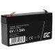 3. GREEN CELL GEL-BATTERIE AGM13 6V 1,3AH