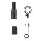 4. BOYA CastMic S60 Kabelgebundenes dynamisches Gaming-Mikrofon USB XLR – Schwarz