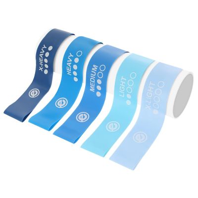 6. SET OF FITNESS CROSSFIT MINI BLUE BAND 5IN1 ENERO FIT