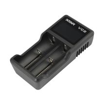 XTAR-LADEGERÄT FÜR ZYLINDRISCHE LI-ION-VC2-AKKUS