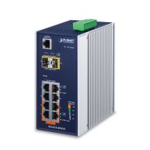 PLANET IGS-4215-4P4T2S Netzwerkverbindungen Managed L2/L4 Gigabit Ethernet (10/100/1000) Unterstützt PoE Blau, Weiß