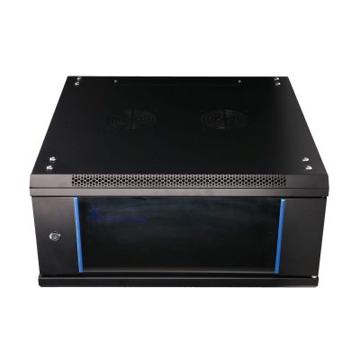 19. Extralink 4U 600x600 Schwarzer Wand-Rackschrank