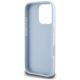 7. Guess Grained Big 4G Logo Small Classic Logo Hülle für iPhone 16 Pro - Blau