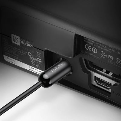 6. Ugreen AV122 70892 Optisches Audio-Toslink/SPDIF-Kabel 2 m – Schwarz