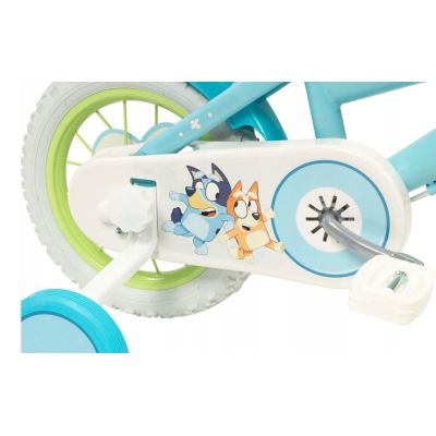 24. TOIMSA Bluey 12" Kinderfahrrad Blau und Limette