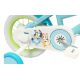 24. TOIMSA Bluey 12" Kinderfahrrad Blau und Limette