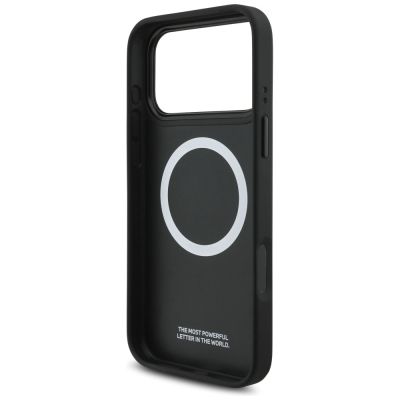 7. BMW M Perforated Stripe Logo MagSafe Case für iPhone 17 Pro Max – Rot