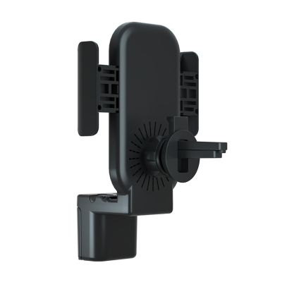 3. Terratec ChargeAir Aktive Autohalterung für Mobiltelefone/Smartphones und Smartwatches, Schwarz