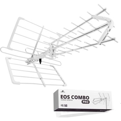 Richtantenne DVB-T2 Spacetronik EOS PRO Combo UHF+VHF LTE 5G (weiß)