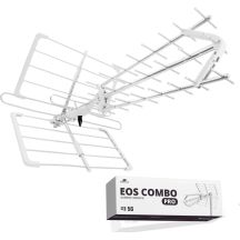 Richtantenne DVB-T2 Spacetronik EOS PRO Combo UHF+VHF LTE 5G (weiß)