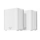 ASUS ZenWiFi BD4 Dual-Band-WiFi-7-Mesh, 3600 Mbit/s, 2er-Pack, zwei 2,5-Gbit/s-Ports, inklusive Sicherheits- und Kindersicherungsfunktionen, Smart-Home-Master-SSIDs