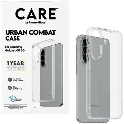 7. CARE by PanzerGlass Flagship Urban Combat Schutzhülle für Samsung Galaxy A57 - Transparent