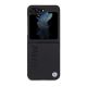 2. BMW Leder Hot Stamp Hülle für Samsung Galaxy Z Flip 5 – schwarz