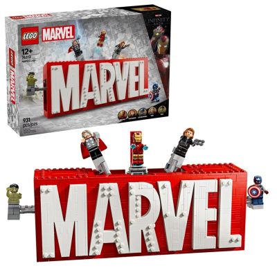 LEGO MARVEL SUPER HEROES 76313 MARVEL Logo mit Minifiguren