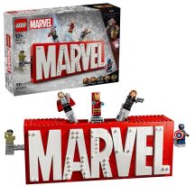 LEGO MARVEL SUPER HEROES 76313 MARVEL Logo mit Minifiguren