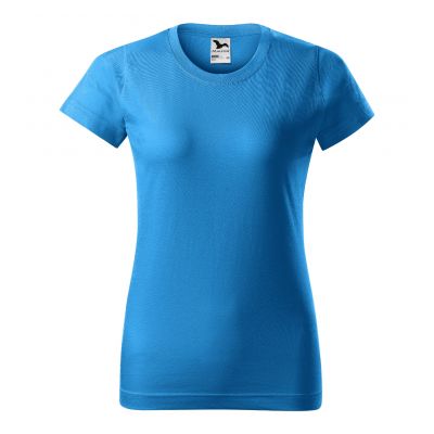 2. Damen Basic T-Shirt (Schnorchelblau)
