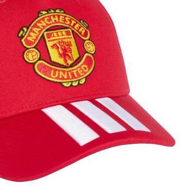 3. adidas Manchester United Kinderkappe Rot und Weiß KT0655
