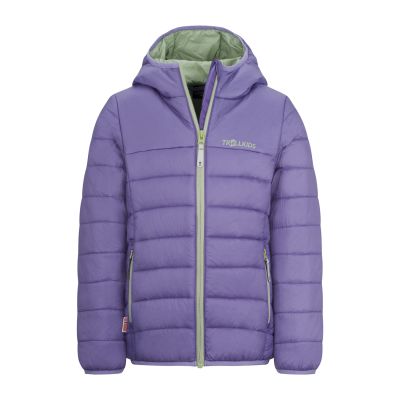 Ultraleichte Übergangsjacke für Mädchen Trollkids Girls Eikefjord Jacket lilac/pistachio green (464-118)