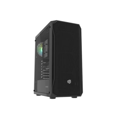 54. FURY COMPUTERGEHÄUSE FURY SHOBO RGB MIDI TOWER MIT FENSTER SCHWARZ