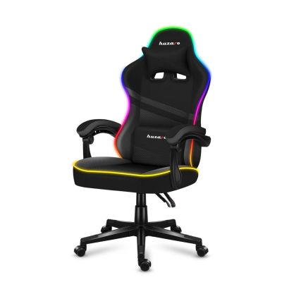 10. Huzaro Force 4.4 RGB Schwarzer Gaming-Stuhl