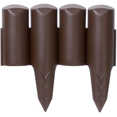 2. Garten-Palisaden-Rasenkanten 250 cm IPBO Braun