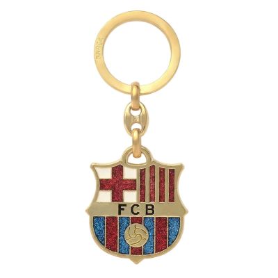 FC Barcelona Original-Schlüsselanhänger mit Wappen, lizenziert von B7207