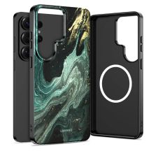 Tech-Protect Lamano MagSafe Hülle für Samsung Galaxy S26 Ultra – Schwarz und Grün