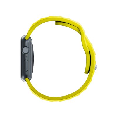 3. 3mk Silikon- Watch für Apple Watch 38/40/41 mm – Gelb
