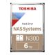 4. Toshiba BULK N300 NAS Festplatte 6 TB 512 MB - HDD - Serial ATA