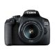 Canon EOS 2000D BK 18-55 IS II EU26 SLR-Kamera-Kit (24,1 MP CMOS, 6000 x 4000 px, Schwarz)