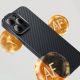 16. Gepanzerte Hülle für iPhone 14 Pro kompatibel mit MagSafe Baseus Kunstfaser-Hartglas – Schwarz