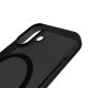 7. Puro Daylight Magsafe-kompatible Silikonhülle für iPhone 17 – durchscheinendes Schwarz
