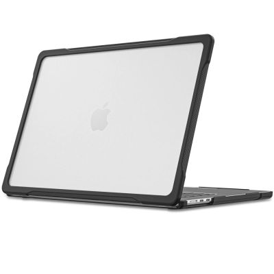 2. Tech-Protect Velar Hülle für MacBook Air 13" 2023 / 2024 / 2025 / 2026 - Transparent Schwarz